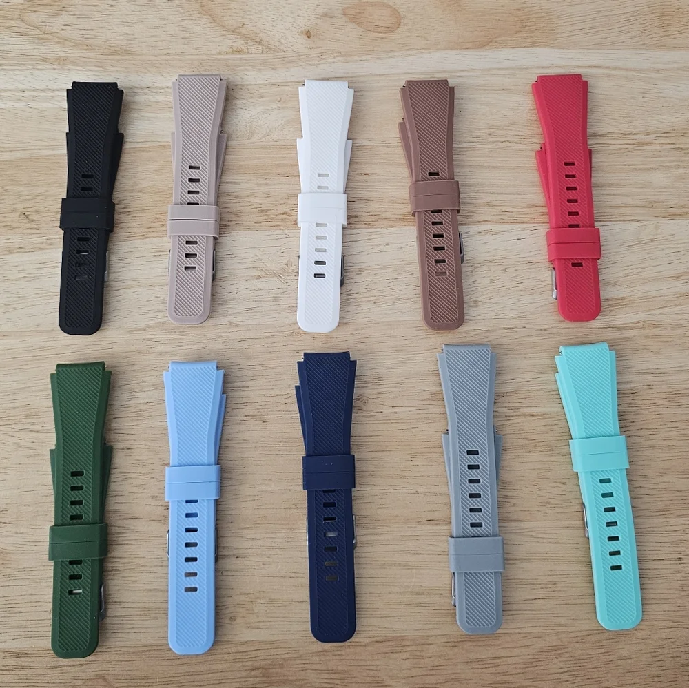 GinCoband Silicon Watch Bands 10-pc Set, 22mm, NIP